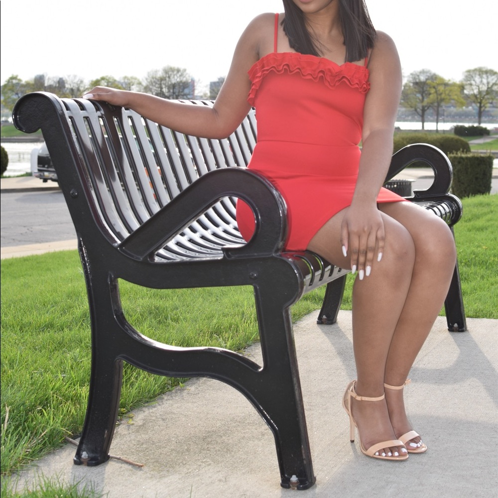Red dress
